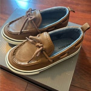 Old Navy Tan Kids Moccasins